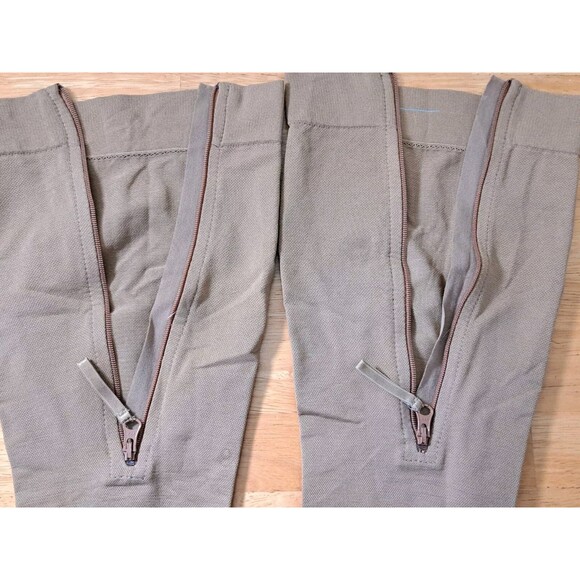 Lemon Hero Health Open Toe Zippered Compression Socks 20-30 mmHg Nude Beige 5XL - Picture 6 of 9